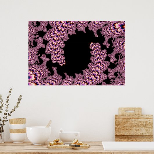 Kinetical - Mandelbrot Art Poster (Küche)