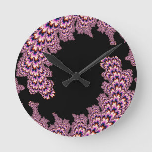 Kinetical - Mandelbrot Art Runde Wanduhr