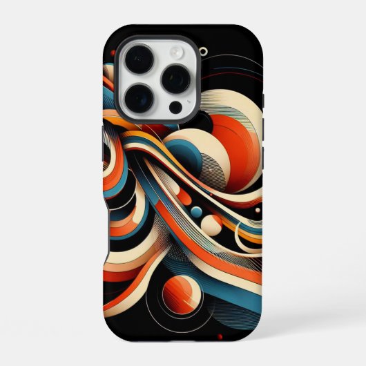 Kinetiche Umlaufbahn iPhone Hülle (Rückseite)
