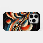 Kinetiche Umlaufbahn iPhone Hülle (Rückseite (Horizontal))