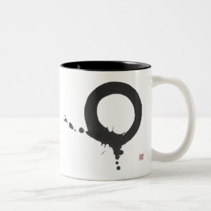 Kinetische Bürste - Enso Zweifarbige Tasse