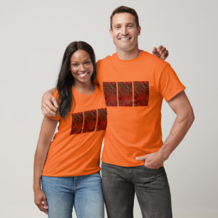 Kinetisches Wellen-Baumwollgraphik-T-Shirt T-Shirt