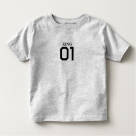 King 01 Kleinkind T-Shirt - Tiny Royalty, Big Atti
