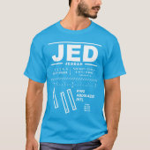 King Abdulaziz International Airport JED Tee Shirt (Vorderseite)