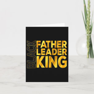 King African Afro Juneteenth F Karte