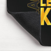 King African Afro Juneteenth F Mousepad (Ecke)