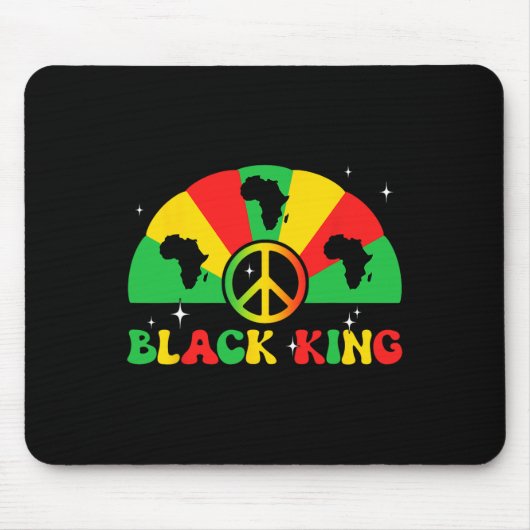 King African American Juneteenth 1865 Black Histor Mousepad (Vorne)