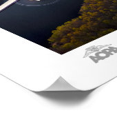 King Air Over Water Gallery Poster (Ecke)