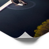 King Air über Wasser Poster (Ecke)