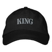 KING Alternative Apparel Basic Adjustable Cap Hats Bestickte Baseballkappe (Vorderseite)