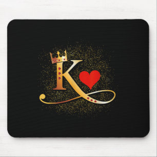 King &amp; Königin des Herzens Crown Couple Saint  Mousepad