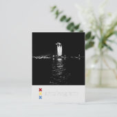 King Amsterdam Postkarte (Stehend Vorderseite)