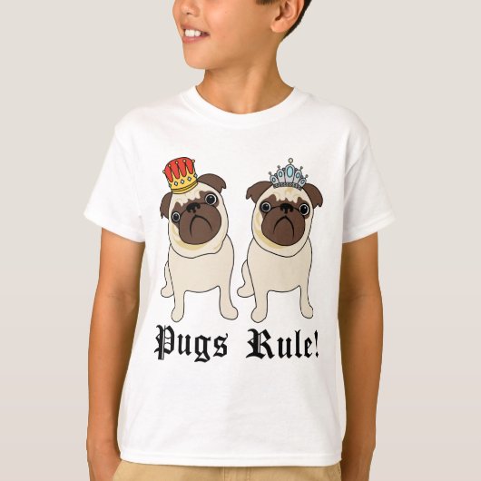 King and Queen Mops T-Shirts (Vorderseite)