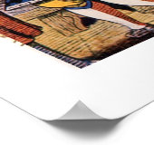 King and Queen of Hearts Vintag Alice Wonderland Poster (Ecke)