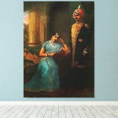 King and Queen Wrapped Canvas Print Leinwanddruck (Insitu (Holzboden))
