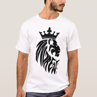 King Andrew/schwarzer Löwe T-Shirt