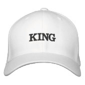 King Angepasst Hat Bestickte Baseballkappe (Vorderseite)