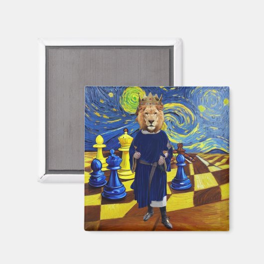 King Arthpurr Magnet (Vorderseite/Rückseite)