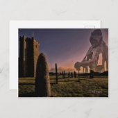 King Arthur bei Tintagel Postkarte (Vorne/Hinten)