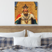 “King Arthur” by NC Wyeth Leinwanddruck (Insitu (Schlafzimmer))