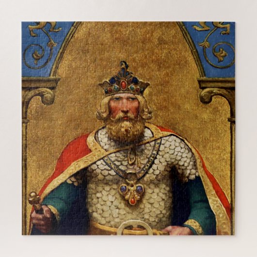 “King Arthur” by NC Wyeth Puzzle (Vertikal)