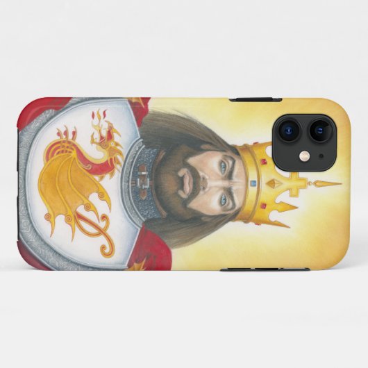 King Arthur Case-Mate iPhone Hülle (Rückseite (Horizontal))