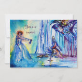 KING ARTHUR , LADY OF THE SEE AND EXCALIBUR Eis Einladung (Vorderseite)