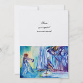 KING ARTHUR , LADY OF THE SEE AND EXCALIBUR Eis Einladung (Rückseite)