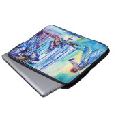 KING ARTHUR , LADY OF THE SEE UND EXCALIBUR LAPTOPSCHUTZHÜLLE (Vorne Knopf)