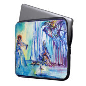 KING ARTHUR , LADY OF THE SEE UND EXCALIBUR LAPTOPSCHUTZHÜLLE (Vorderseite Links)