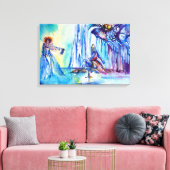 KING ARTHUR , LADY OF THE SEE UND EXCALIBUR LEINWANDDRUCK (Insitu (Wohnzimmer))