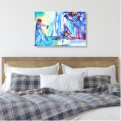 KING ARTHUR , LADY OF THE SEE UND EXCALIBUR LEINWANDDRUCK (Insitu (Schlafzimmer))