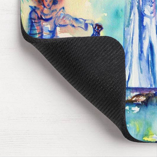 KING ARTHUR , LADY OF THE SEE UND EXCALIBUR MOUSEPAD (Ecke)