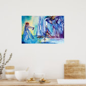 KING ARTHUR , LADY OF THE SEE UND EXCALIBUR POSTER (Küche)