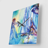 KING ARTHUR , LADY OF THE SEE UND EXCALIBUR QUADRATISCHE WANDUHR (Winkel)