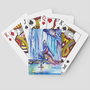 KING ARTHUR , LADY OF THE SEE UND EXCALIBUR SPIELKARTEN