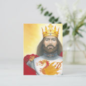 King Arthur mini-Print Postkarte (Stehend Vorderseite)