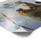 "King Arthur nimmt das Schwert" von NC Wyeth Fotodruck (Ecke)