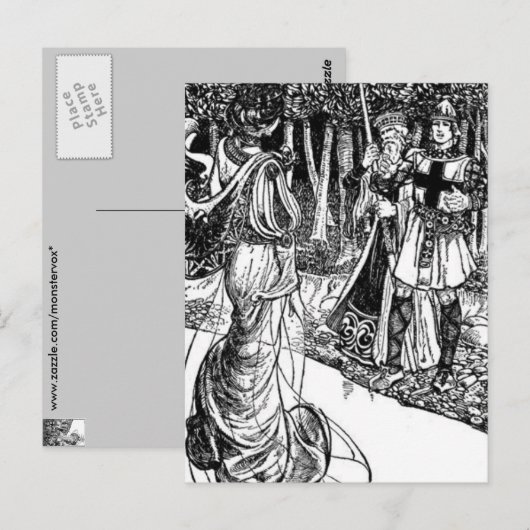 King Arthur Postcard Postkarte (Vorne/Hinten)