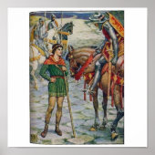 King Arthur Questions Percival Poster (Vorne)