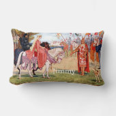 King Arthur Ritter auf Reitspielsaal Lendenkissen (Vorderseite)