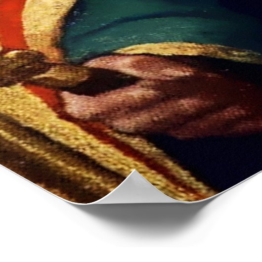 "King Arthur" von NC Wyeth Poster (Ecke)