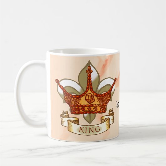 King Banner Crown Tasse (Links)