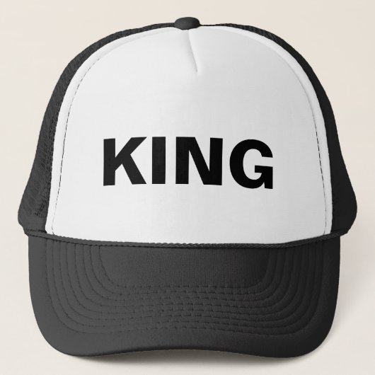 King Baseball Cap Truckerkappe (Vorderseite)