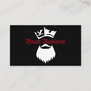 King Beard Bart Business Visitenkarte