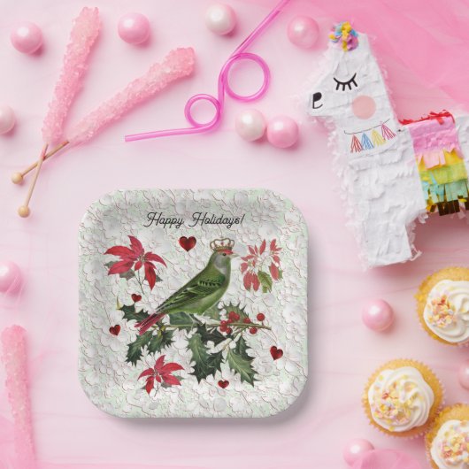 King Bird Paper Plate Pappteller (Party)