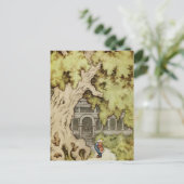 King blickt in den Riesenbaum Postkarte (Stehend Vorderseite)