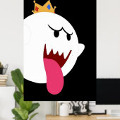 King Boo Simplistic Design Poster (Heimbüro)