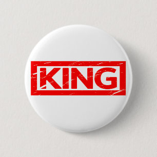 King Briefmarke Button