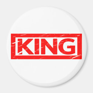 King Briefmarke Magnet